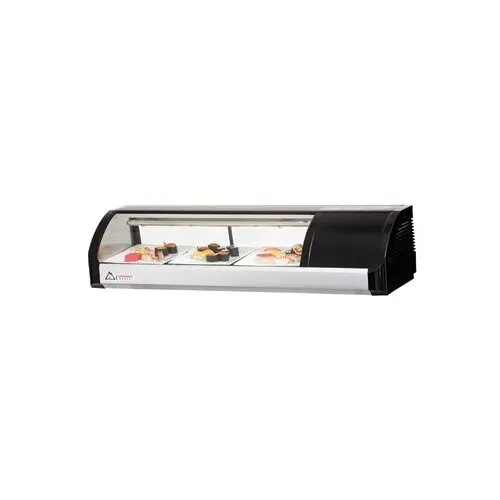 Everest ESC47R 47" Countertop Refrigerated Sushi Display Case, Right Compressor