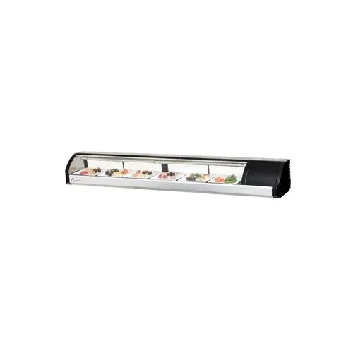 Everest ESC83R 82" Countertop Refrigerated Sushi Display Case, Right Compressor