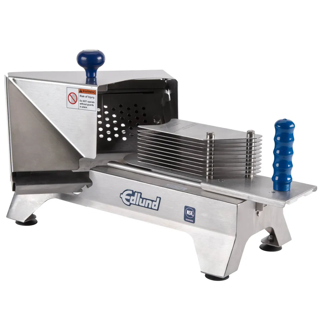 Edlund ETL-140 Manual Laser Tomato Slicer, 12" Width, 1/4" Straight Blade, Stainless Steel Construction