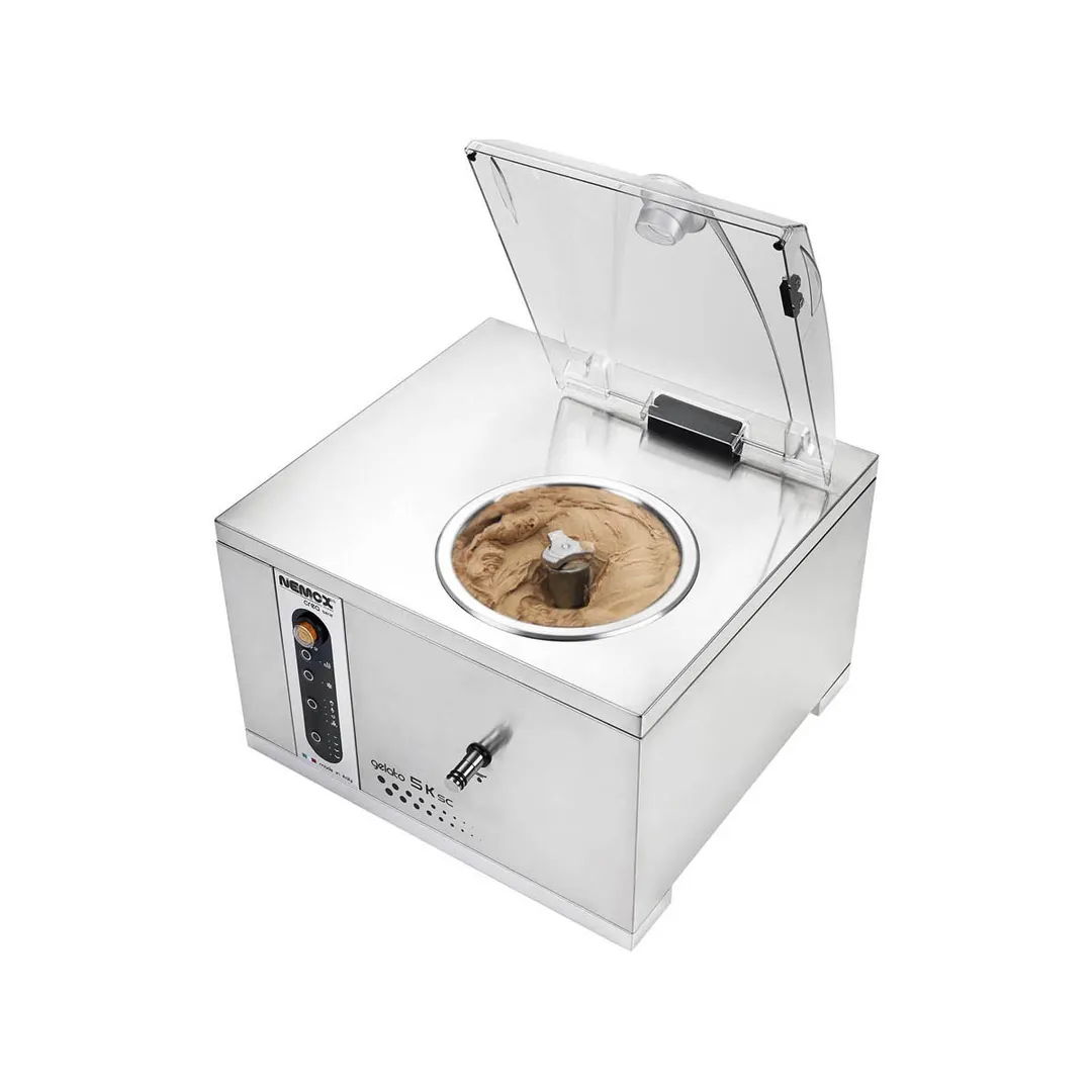 Eurodib 0038251250R01 Nemox 5K Crea Countertop Batch Freezer & Gelato Machine, 7.4 qt. Capacity