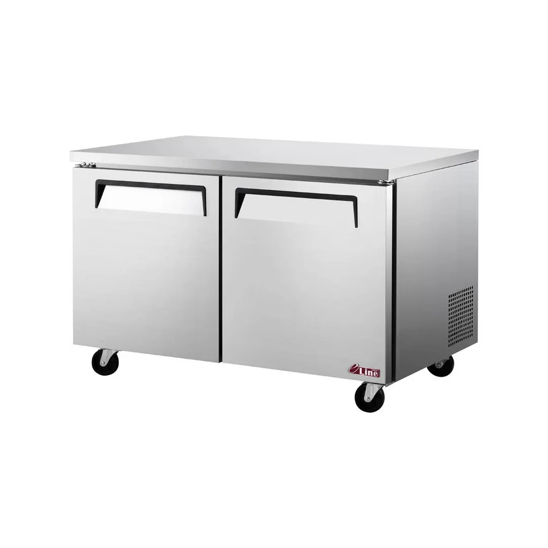 Turbo Air EUR-60-N6-V 60" 2-Section Undercounter Refrigerator w/ 2 Doors, 17 cu. ft.