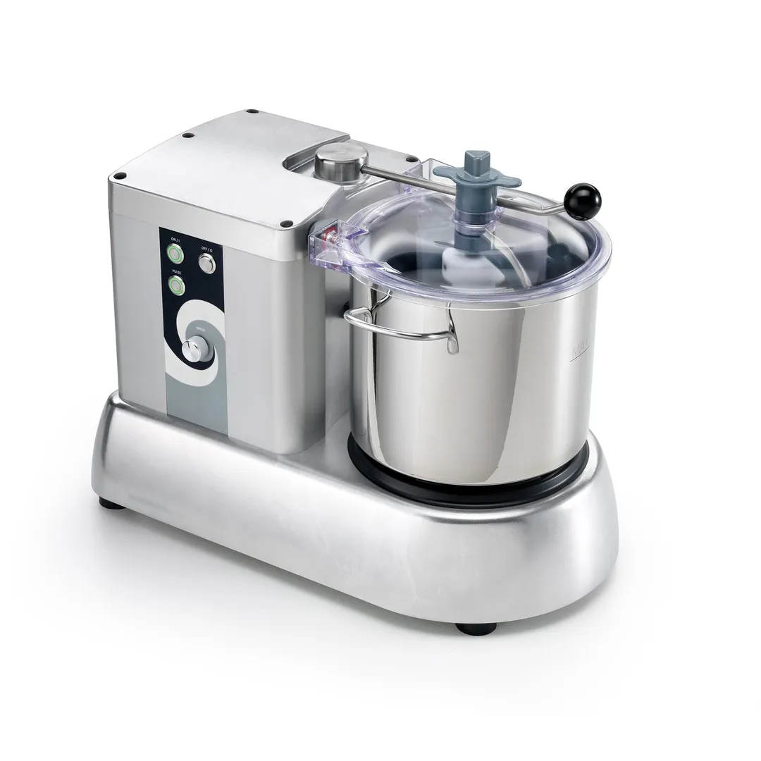 Eurodib C-TRONIC 9VT Variable-Speed 10 qt. Stainless Steel Batch Bowl Food Processor, 1/2 HP