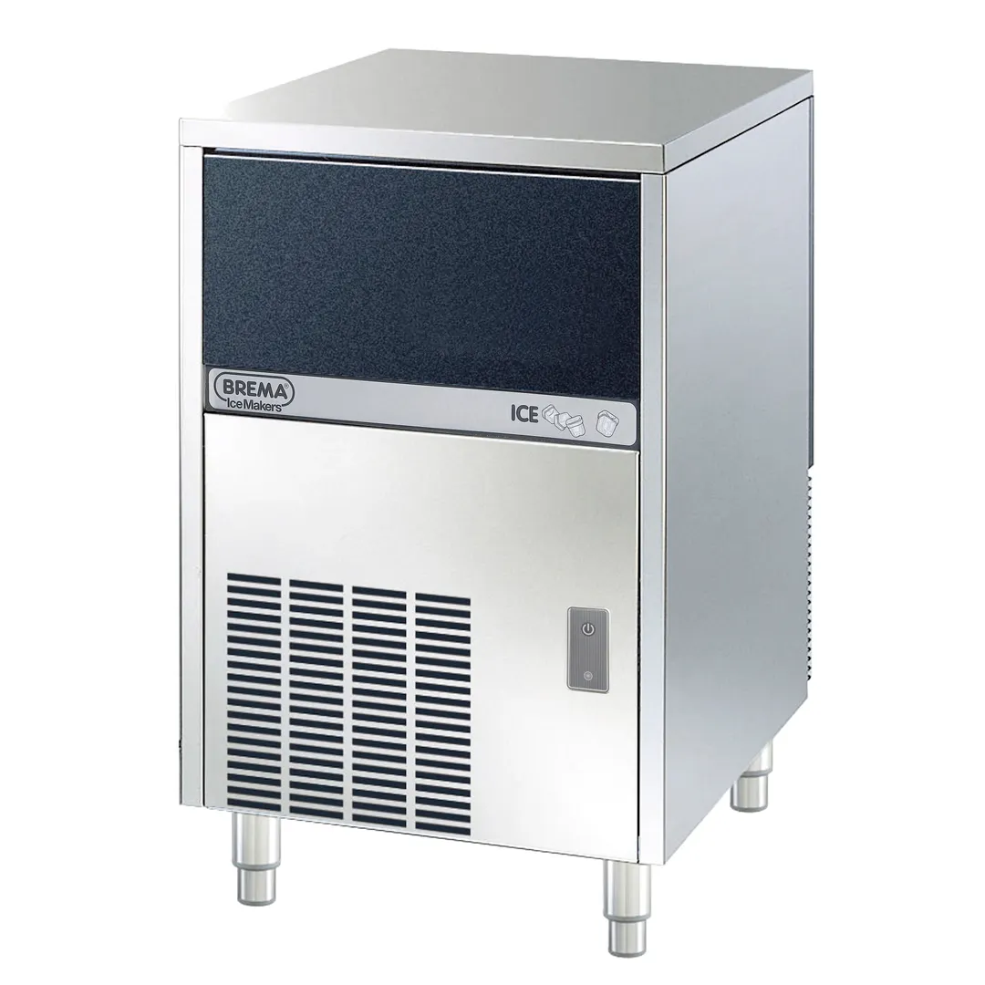 Eurodib CB316AHCAWS Brema 23" Air Cooled Cube Style 90 lb Undercounter Ice Machine with 35 lb Bin