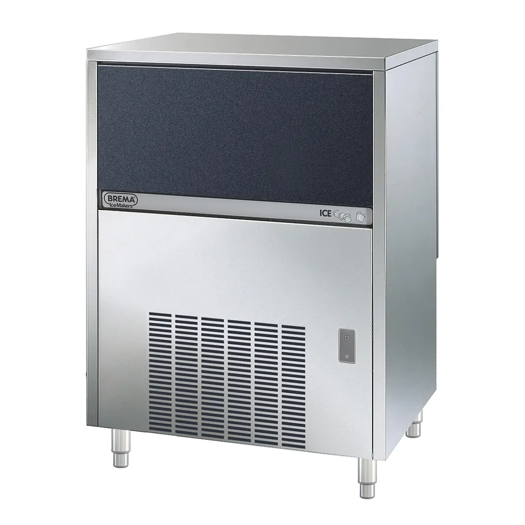 Eurodib CB640AHCAWS Brema 24" Air Cooled Cube Style 154 lb Undercounter Ice Machine with 88 lb Bin