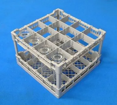 Eurodib CC00125 16" Full Size Lamber Dishwasher Glass Rack with 16 Compartment