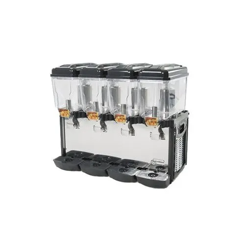Eurodib USA CD4J110 Beverage Dispenser with 4 Bowls / Agitator Type - 3.0 Gal (each) - 710W