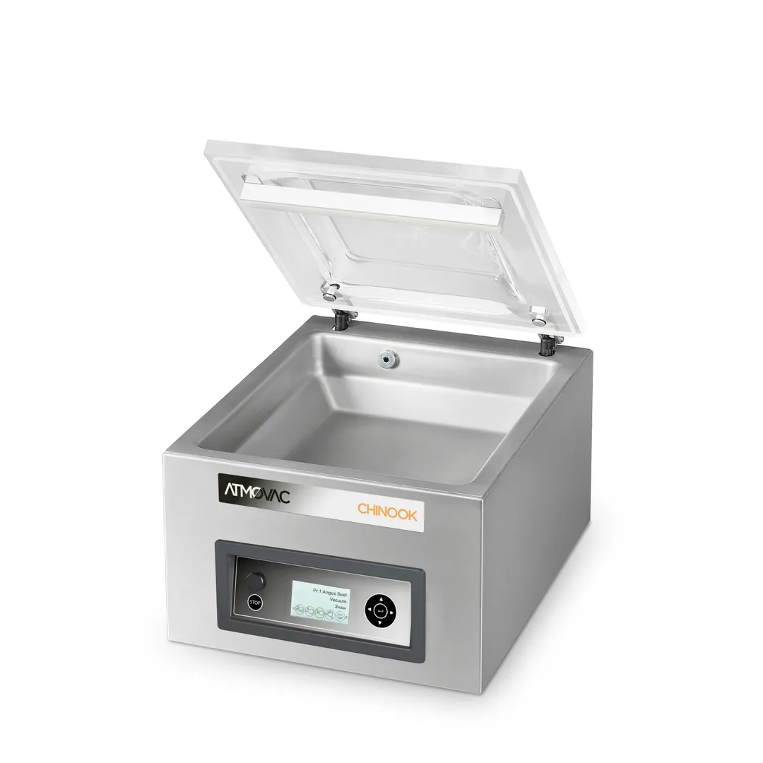 Eurodib CHINOOK14+ Countertop Chamber Vacuum Packaging Machine with 13.5" Single Seal Bar