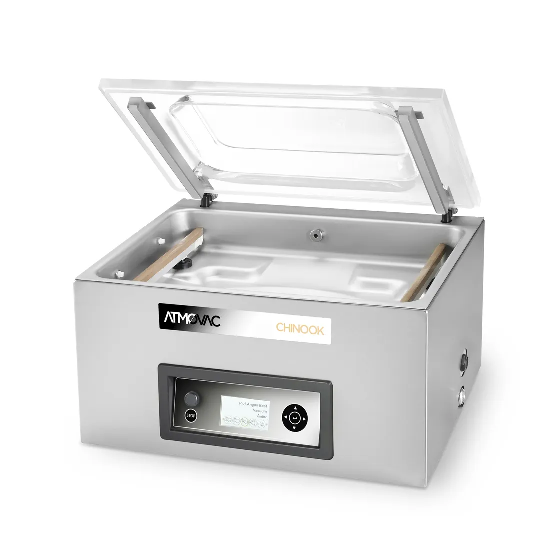 Eurodib CHINOOK16D+ Countertop Chamber Vacuum Packaging Machine with 16" Double Seal Bar