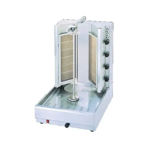 Eurodib DG12VN Visvardis Turbo Gas Gyro Machine, 130-145 lbs Capacity, 72,000 BTU