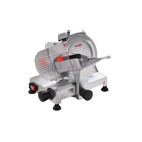 Eurodib USA HBS195JS Countertop Manual Feed Meat Slicer with 8" Blade, Belt Driven