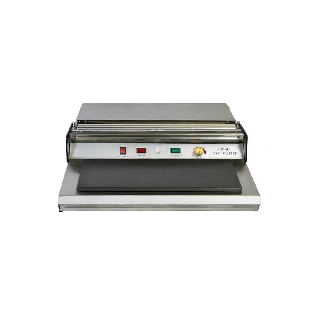 Eurodib KW450 Atmovac Wrapping Machine, 18" Wide Single Roll, Stainless Steel, Hot Plate, 350W 110V
