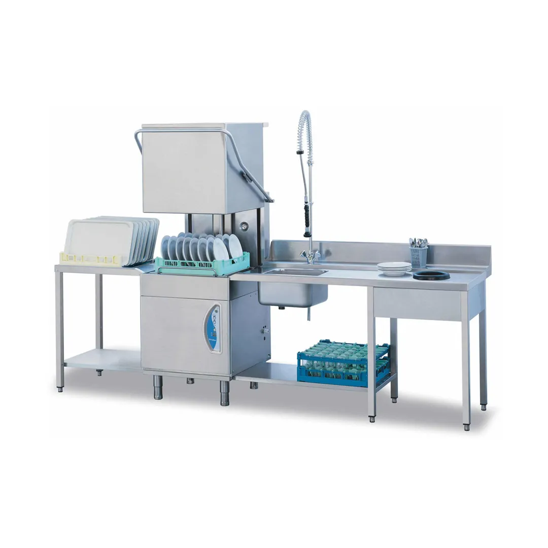 Eurodib L21EKS Lamber 23" Door Type Dishwasher, 30 Racks/Hr, 52 Gal/Hr, High Temp with Booster
