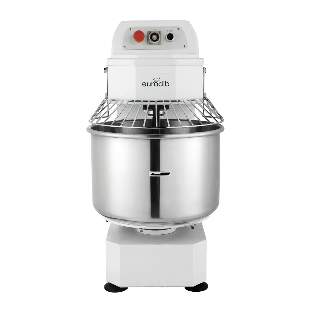 Eurodib LM40T (LM40TETL) Spiral Mixer with 40 qt Fixed Bowl, Single Speed, 35 lbs Dough Capacity