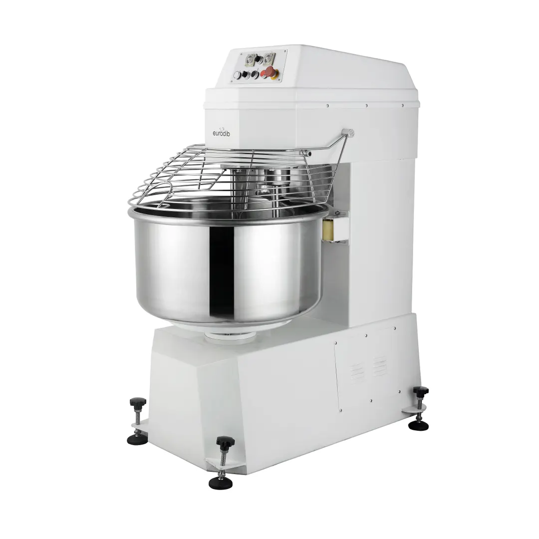 Eurodib LRGM50BETL Spiral Dough Mixer with 137 qt Fixed Bowl, 2-Speed, 110 lbs Dough Capacity