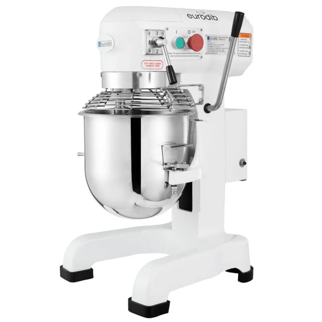 Eurodib M10ETL Floor Model 10 qt Planetary Mixer, #12 Hub, 3-Speed, 600W, 0.7 HP