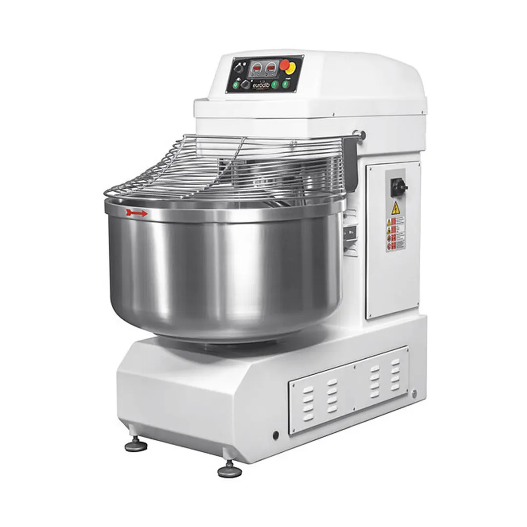 Eurodib MSP60JETT Spiral Mixer with 100 qt Fixed Bowl, Single Speed, 132,3 lbs Dough Capacity
