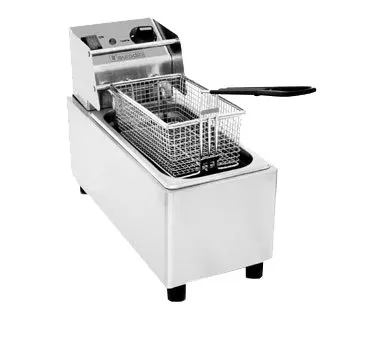 Eurodib SFE01820120 Full Pot Countertop Electric Fryer w/ 6 lb. Capacity, 1 Mesh Frying Basket