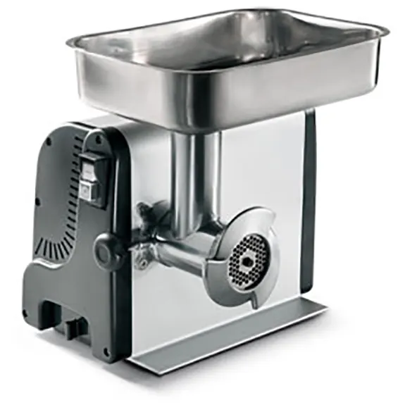 Eurodib TC8 VEGAS Electric Meat Grinder, 6 mm Stainless Steel Plate, 154 lbs/hr, 3/4 HP, 120V, 250W