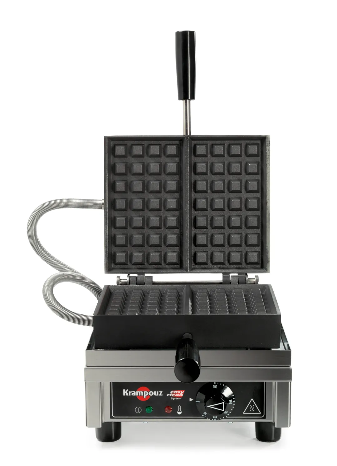 Eurodib WECCHCAS Krampouz Waffle Maker, 4x7 Liege, 90° Opening