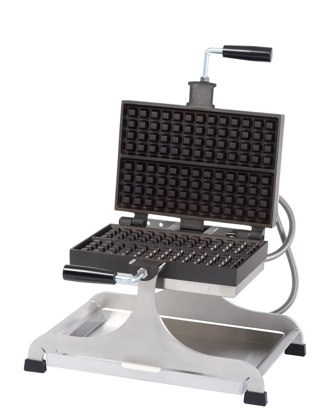 Eurodib WECCIEAT Krampouz Waffle Maker, 4x13 Liege, Swivel