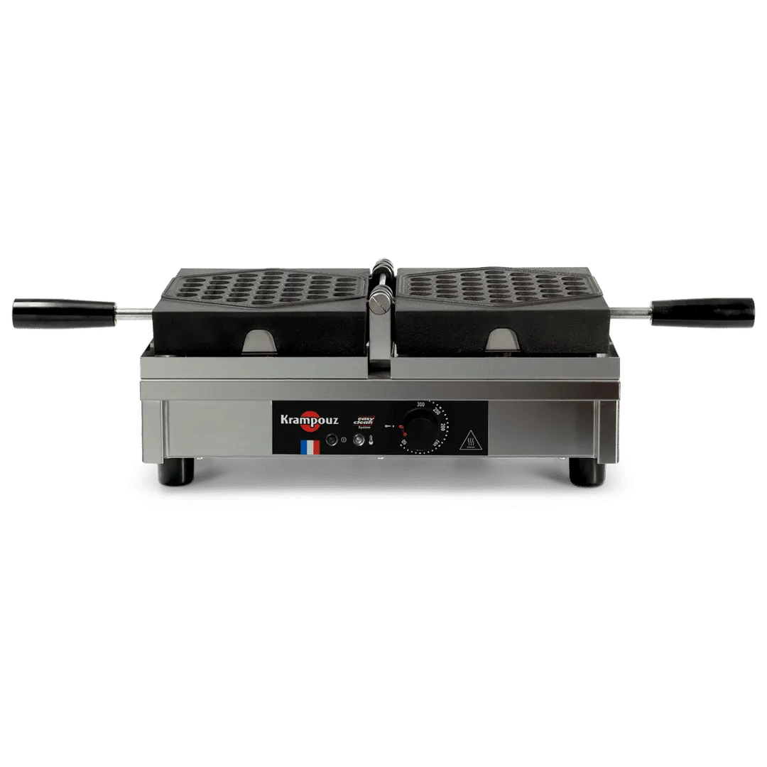 Krampouz WECDUASA Waffle Maker, Bubble, 180° Opening by Eurodib