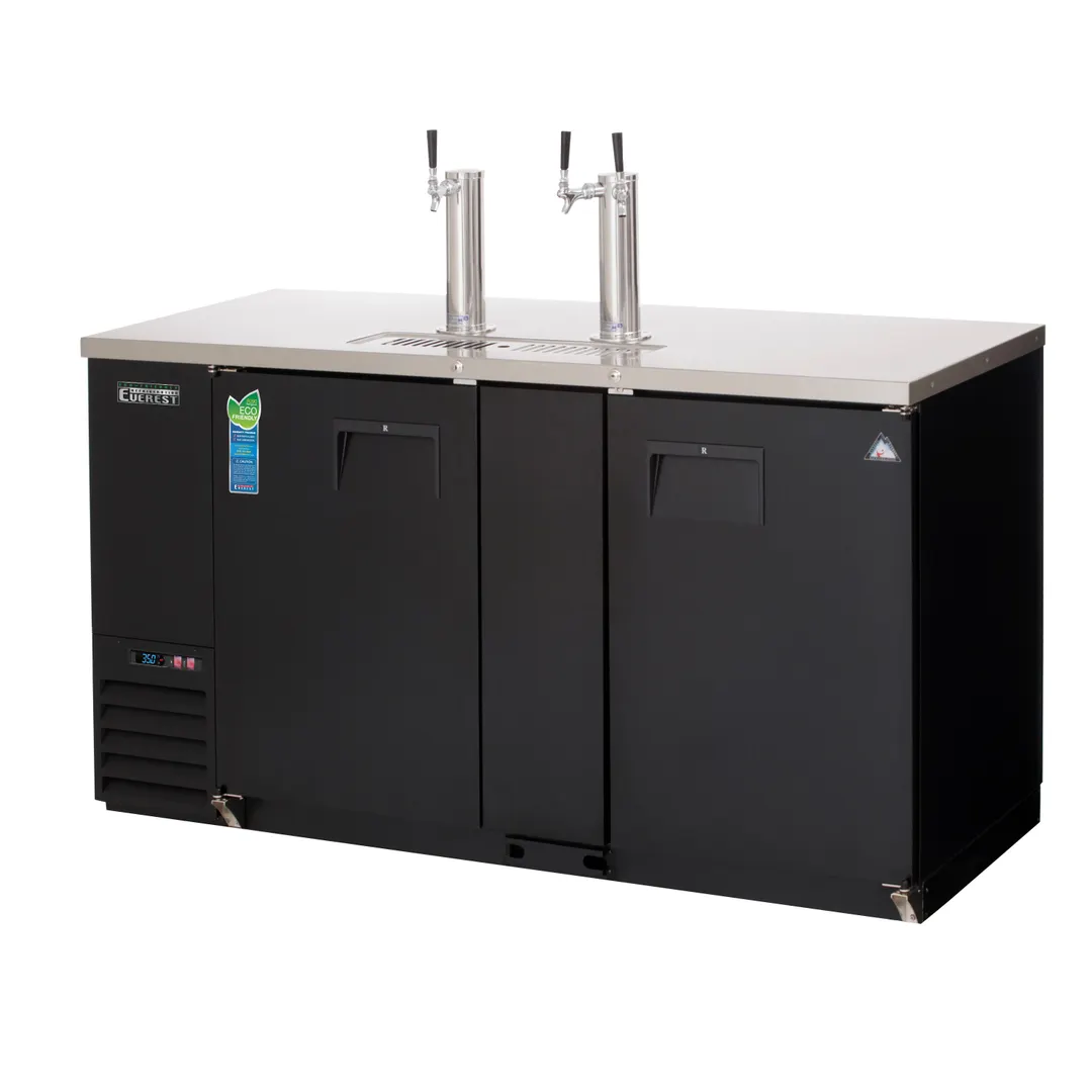 Everest EBD3 68" Direct Draw Keg Refrigerator, 3 Keg