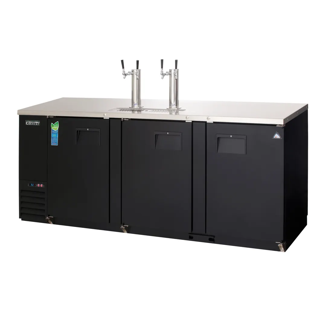 Everest EBD4 89" Direct Draw Keg Refrigerator, 4 Keg