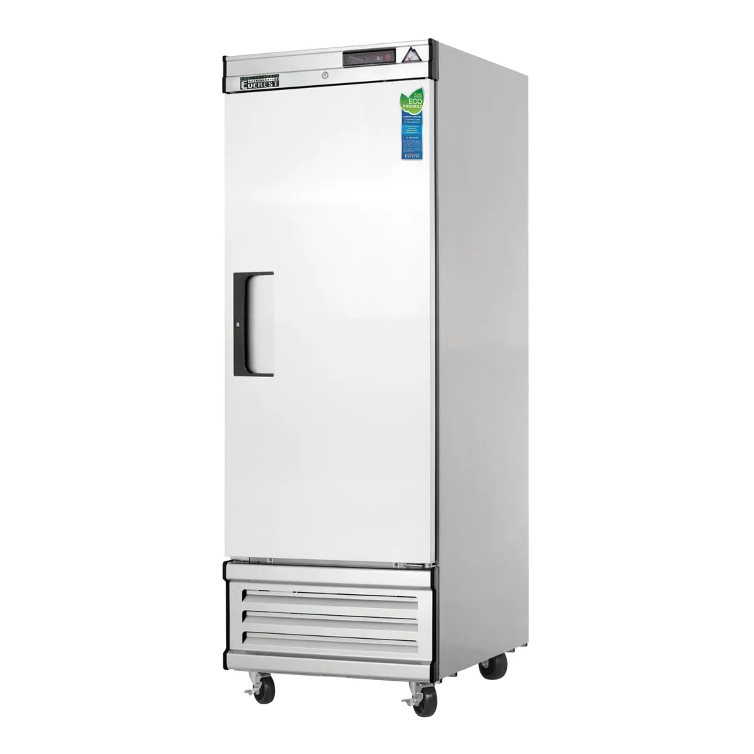 Everest Refrigeration EBF1 27" 1-Solid Door Reach-In Freezer, Bottom Mounted, 21 cu. ft., Stainless Steel Front