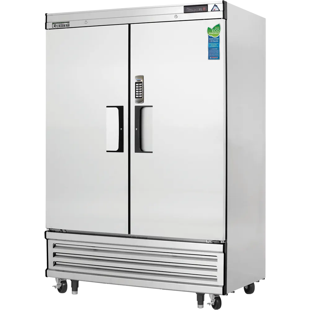 Everest Refrigeration EBF2-LAB 54" Two Section Medical Freezer w/ 2 Solid Full Doors, 33.0 cu. ft.