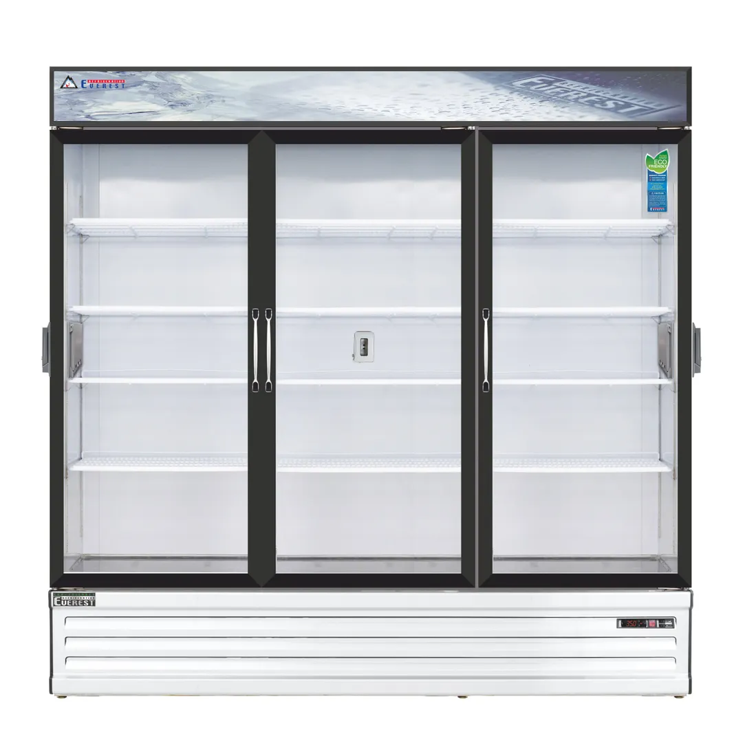 Everest EMSGR69C 72" Chromatography Refrigerator, Three Swing Door, 71.0 cu. ft.