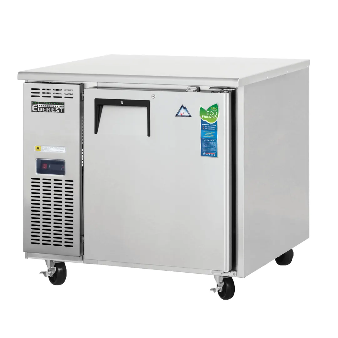 Everest ETR1-24 35" One Section Undercounter Refrigerator w/ 1 Door, 6 cu. ft.