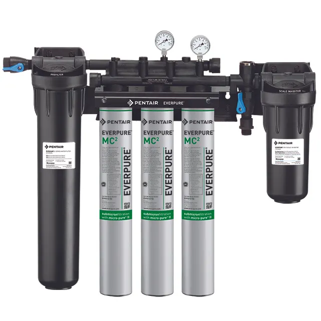 Everpure EV932806 High Flow CSR Triple-MC² Water Filtration System w/ 0.2 Micron and 5 GPM