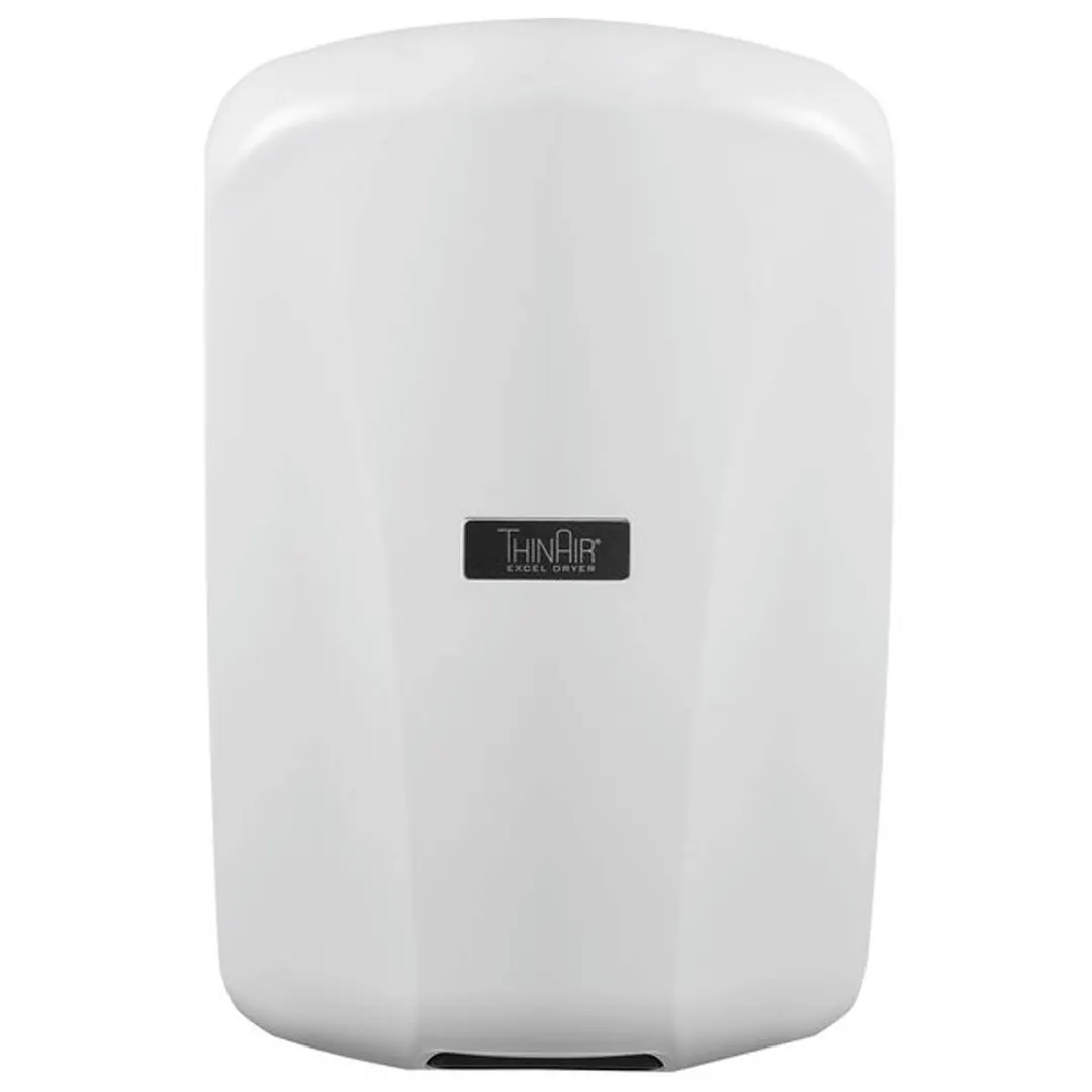 Excel Dryer TA-ABS Thinair® Hand Dryer, Surface-Mounted, 14 Seconds Dry Time
