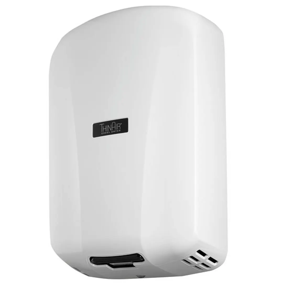 Excel Dryer TA-ABS Thinair® Hand Dryer, Surface-Mounted, 14 Seconds Dry Time