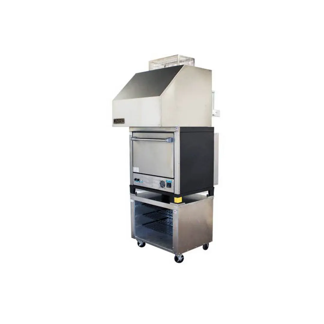HoodMart VH30-1PH-FIRE 30" Electric Single Deck Ventless Pizza Oven, Incl. Fire Supp.