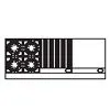 Comstock-Castle F3226-18-1.5RB 60" Gas Restaurant Range w/ (4) Open Burners, (1) 18" Griddle, (1) 18" Charbroiler, (2) Standard Ovens, 244.000 BTU