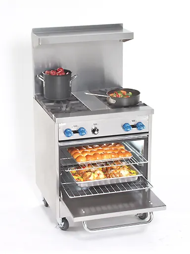 Comstock-Castle F326 30" Restaurant Gas Range with 4 Open Star Burners
