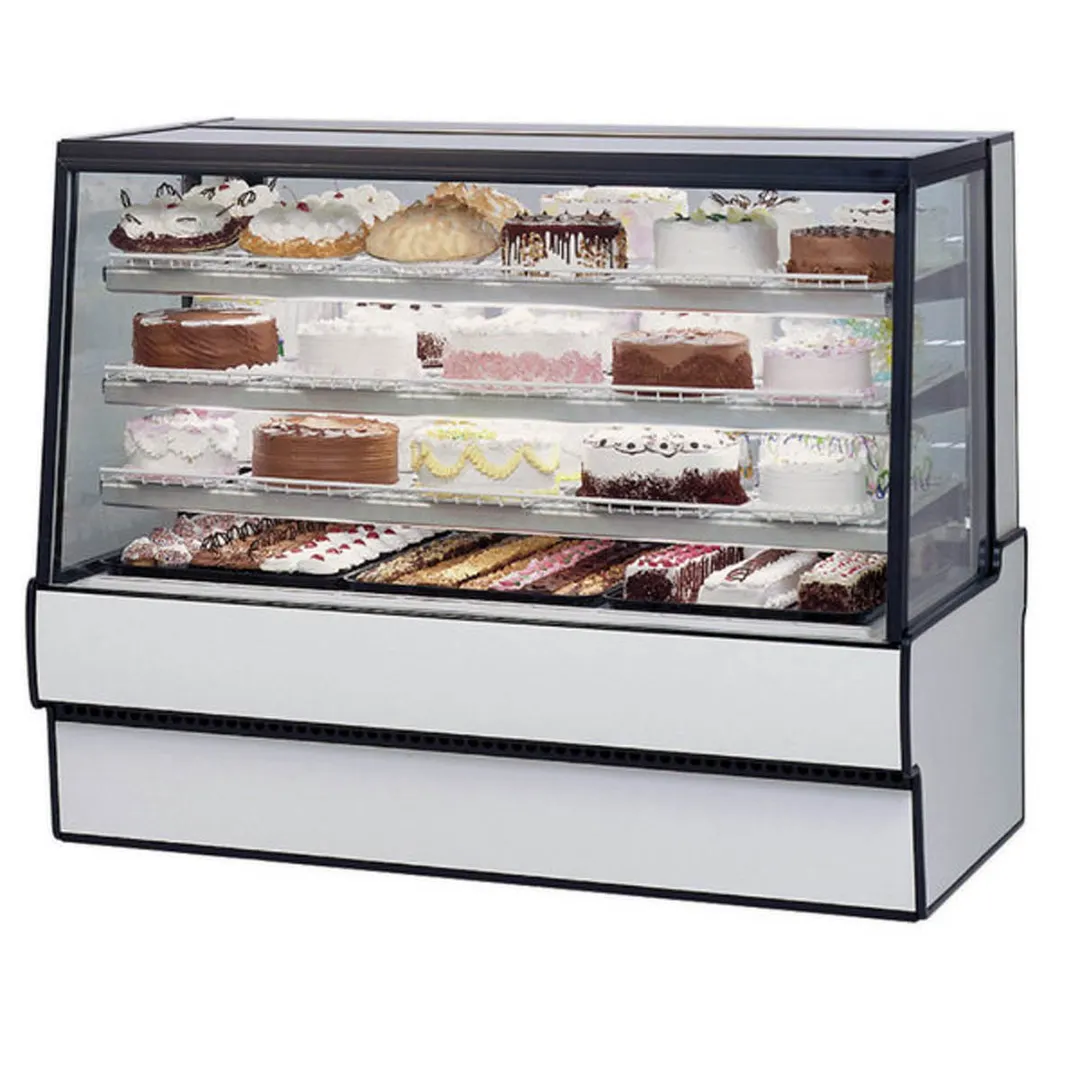Federal Industries SGD3648 "36-1/8" 1-Door Glass Bakery Case, 3 Shelves, LED Light Front Glass
