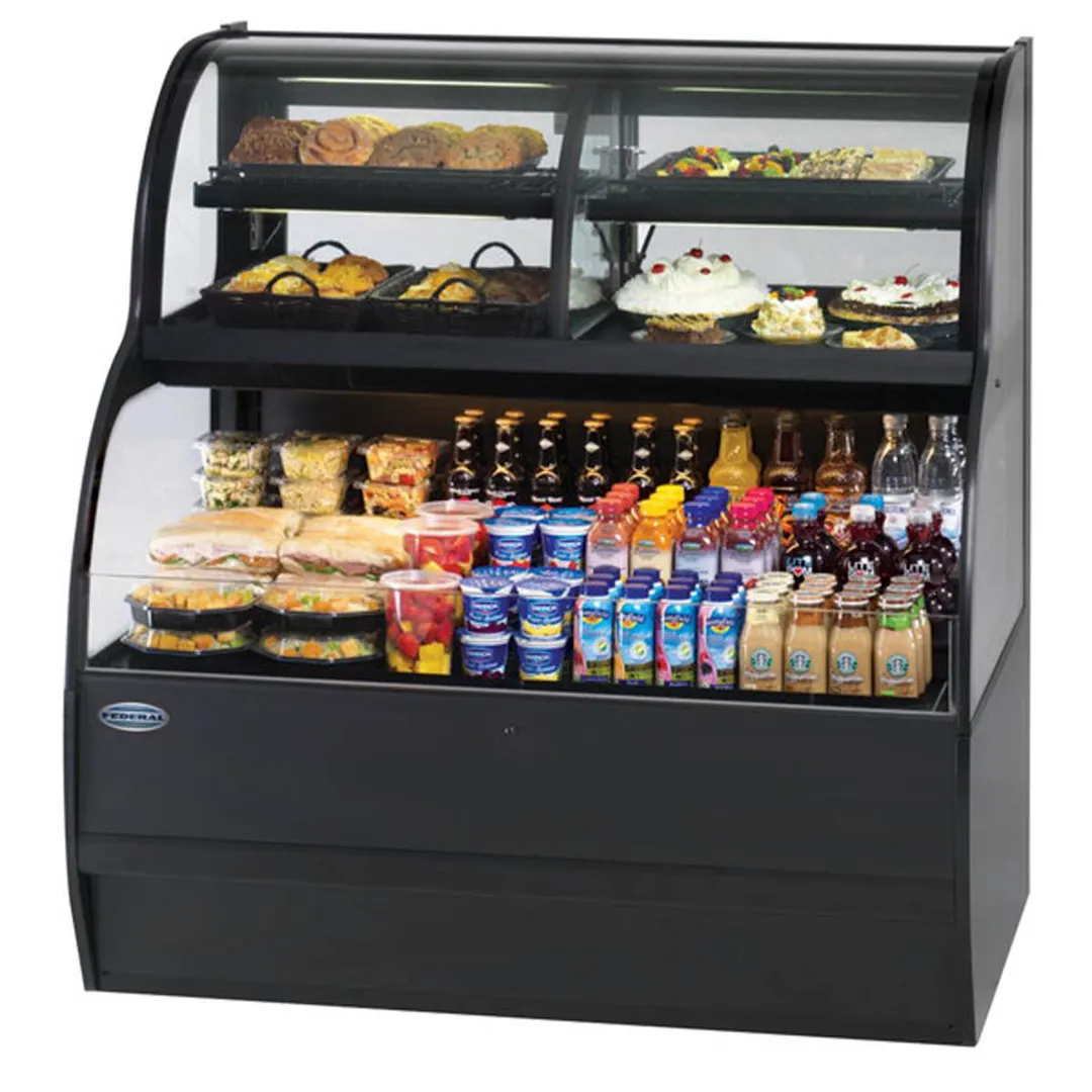 Federal Industries SSRC-2452 24" Dual Service Dry / Refrigerated Bakery Case