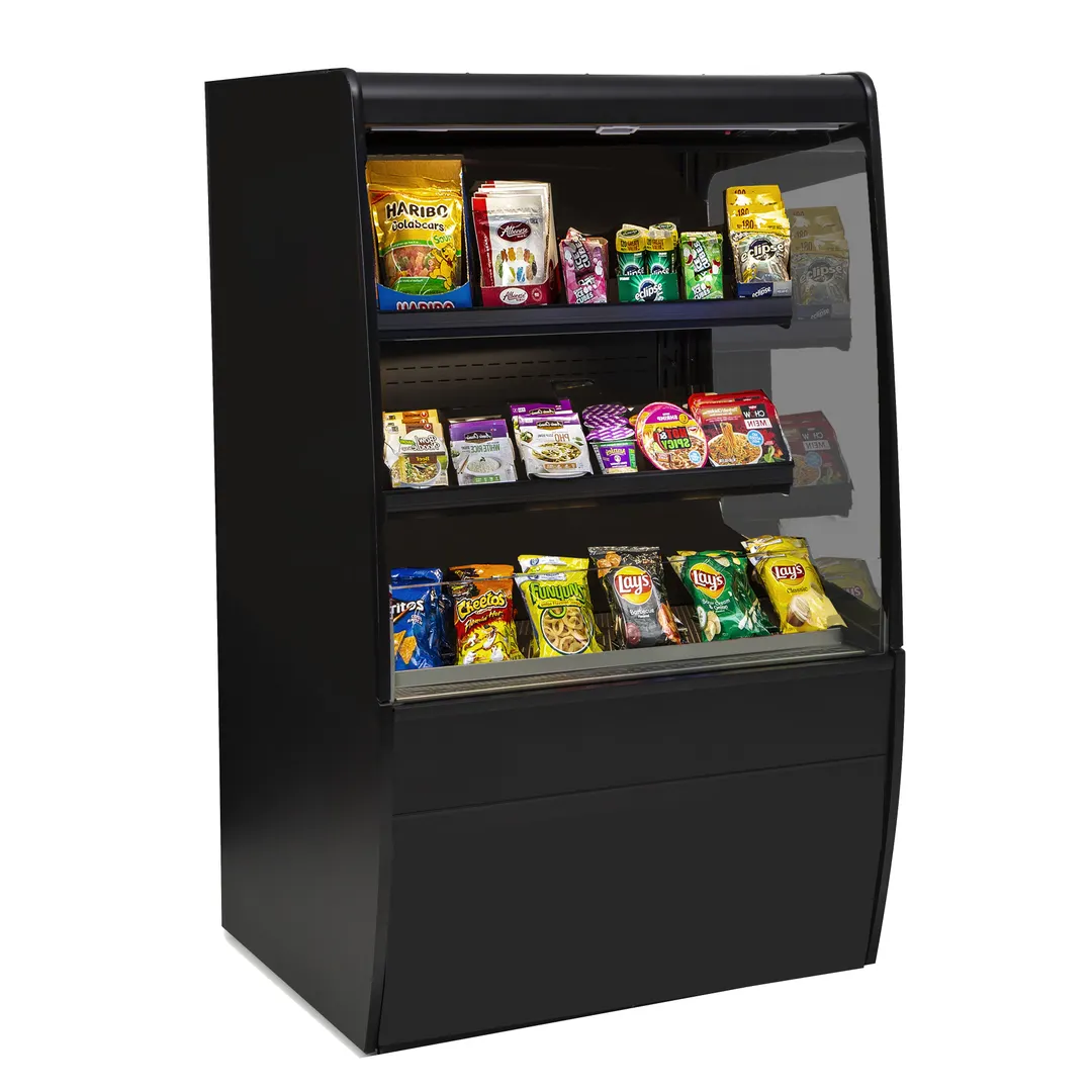 Federal Industries VNSS2460C 24" 2-Door Glass Non-Refrigerated Display Case, LED, 120V