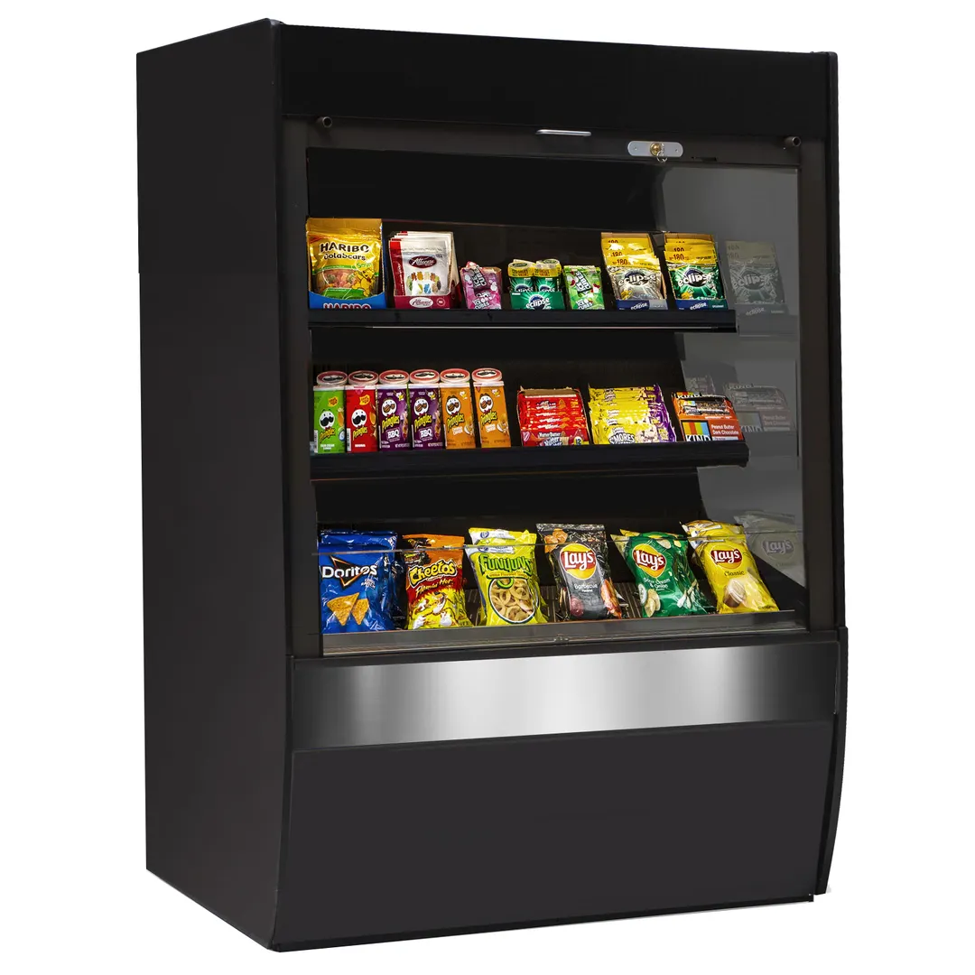Federal Industries VNSS3660S 36" 0-Door Display Case, 41cu.ft, Bottom, Shelves, LED, 120V