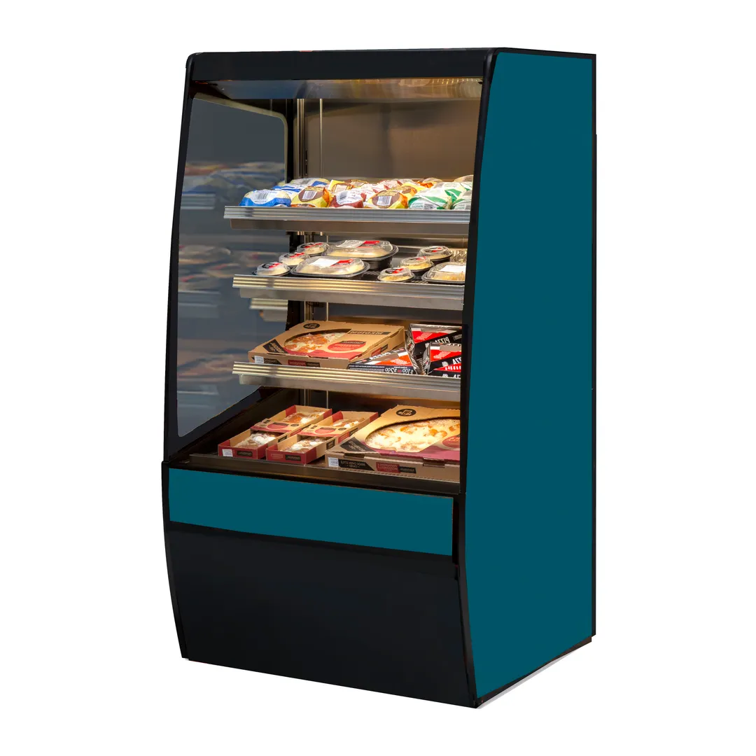 Federal Industries VNSS7278C – 71" Merchandiser, Shelves, 3500K LED Light, Steel Base