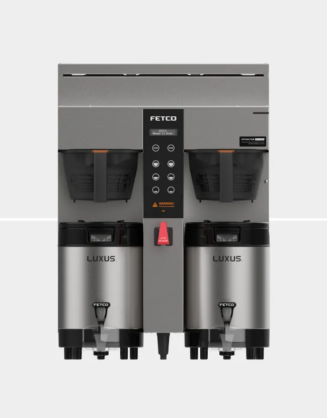 FETCO E1232US-1B230-MM010 Double Thermal Carafe Coffee Makers, Manual Fill - 15.8 gal/hr - 240V