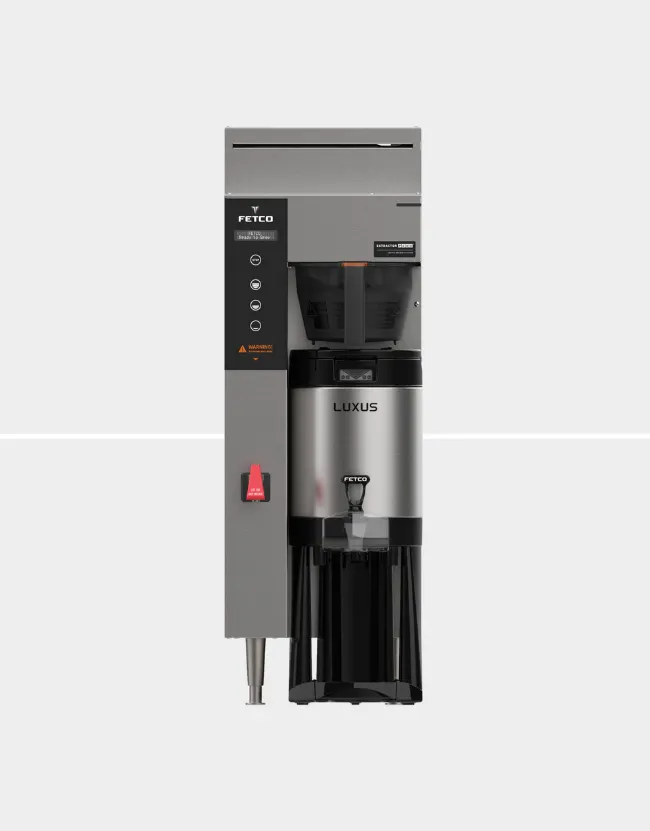 FETCO E1241US-1X117-PM011 Extractor Plus Series Single Coffee Brewer, 3.4kW - 9 gal/hr / 240V