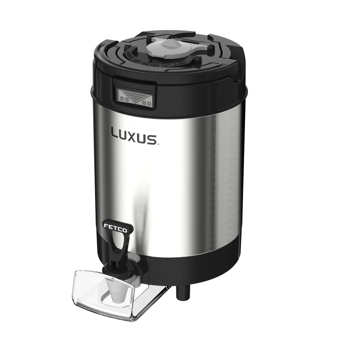FETCO D451 8" L4S-10 LUXUS® Thermal Dispenser, No Base - 1.0 Gal = 128 Oz / Stainless Steel