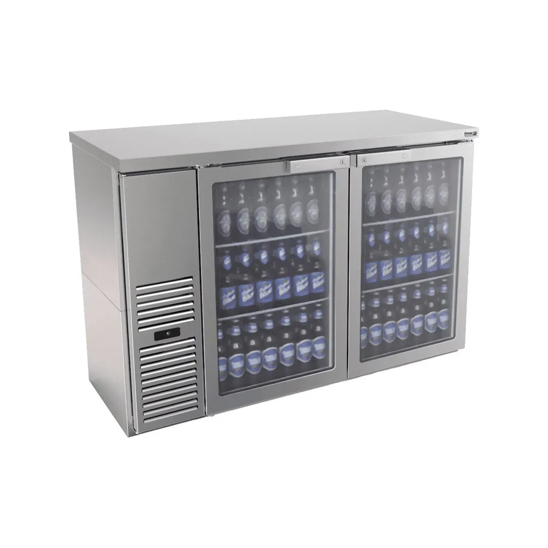 Fagor Refrigeration FBB-24-48GS Refrigerated Back Bar Cabinet w/ 2 Glass Doors, 4 Shelves