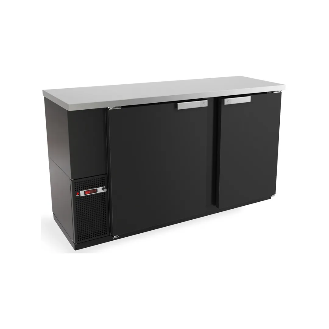 Fagor Refrigeration FBB-24-60 Refrigerated Back Bar Cabinet w/ 2 Solid Doors, 4 Shelves