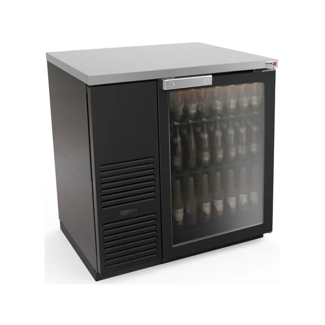 Fagor Refrigeration FBB-36G-N Refrigerated Back Bar Cabinet w/ 1 Glass Door, 2 Shelves