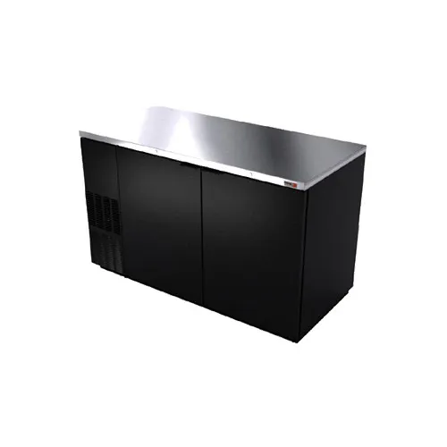 Fagor Refrigeration FBB-59-N Refrigerated Back Bar Cabinet w/ 2 Solid Doors, 4 Shelves, 2 Rails