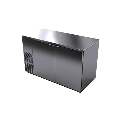 Fagor Refrigeration FBB-59S-N Refrigerated Back Bar Cabinet w/ 2 Solid Doors, 4 Shelves, 2 Rails